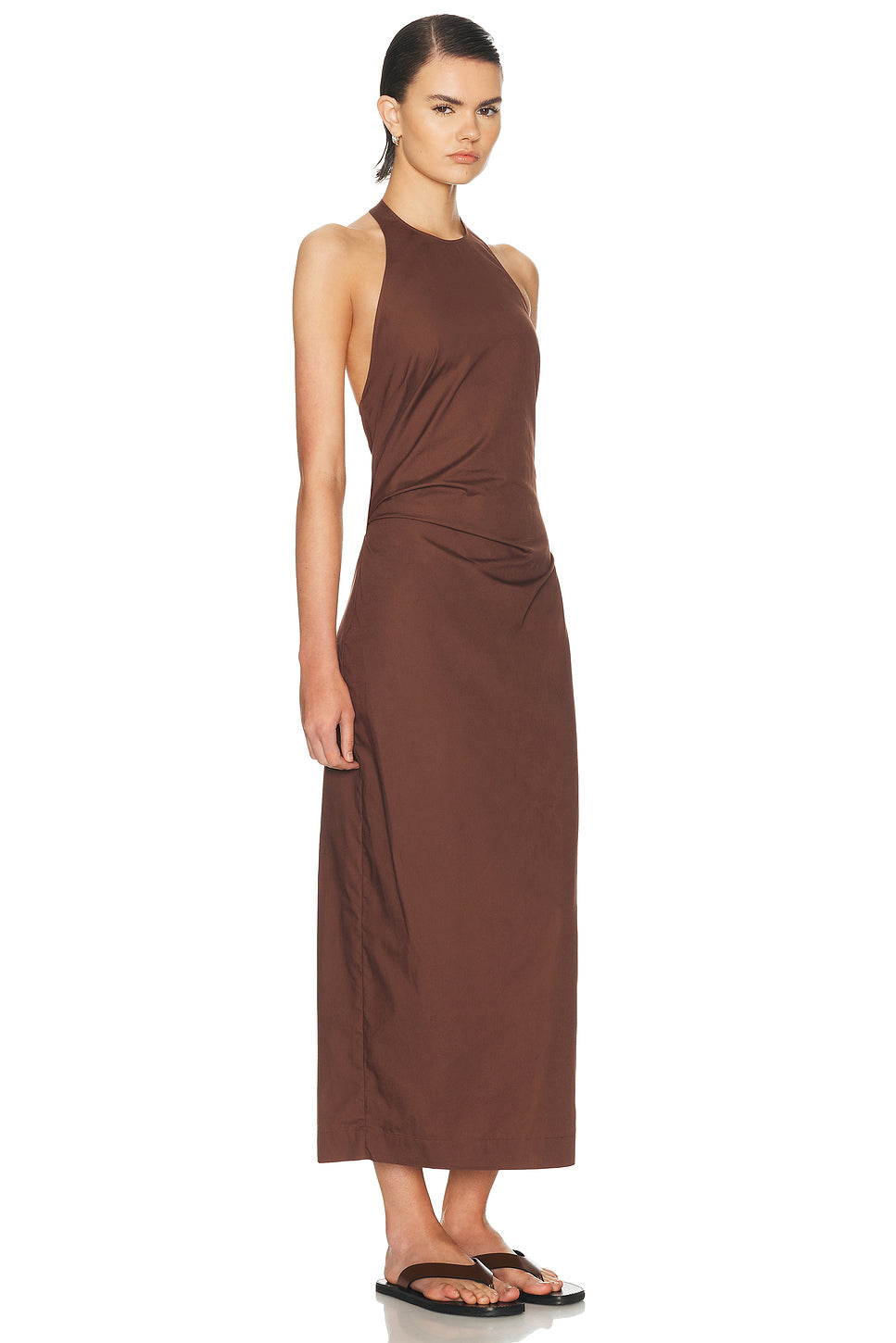 Poplin Halter Dress
