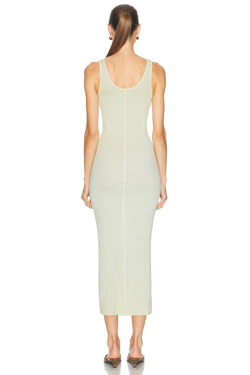 Silk Knit Tank Maxi Dress