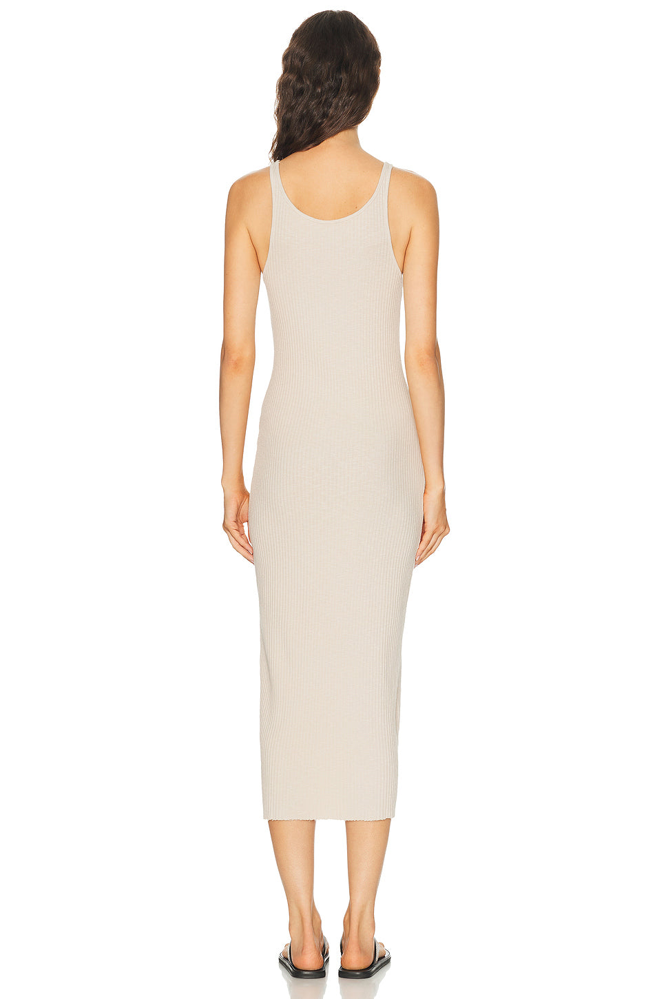 Military Rib Slim Tank Dress