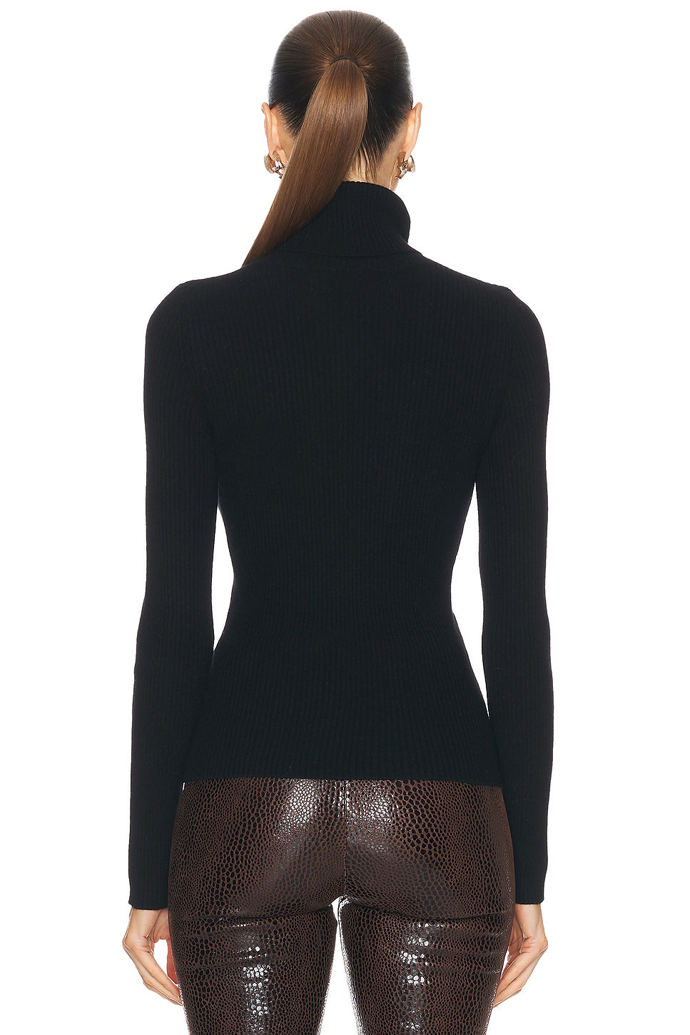 Rib Turtleneck Sweater