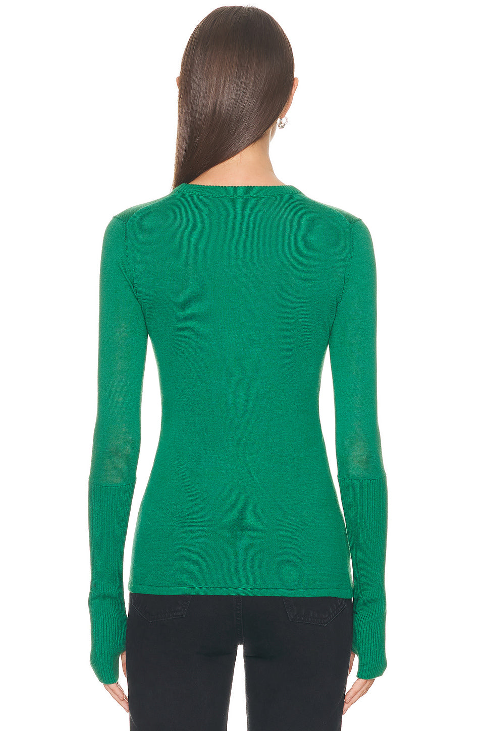 Fine Cashmere Knitted Crewneck Sweater
