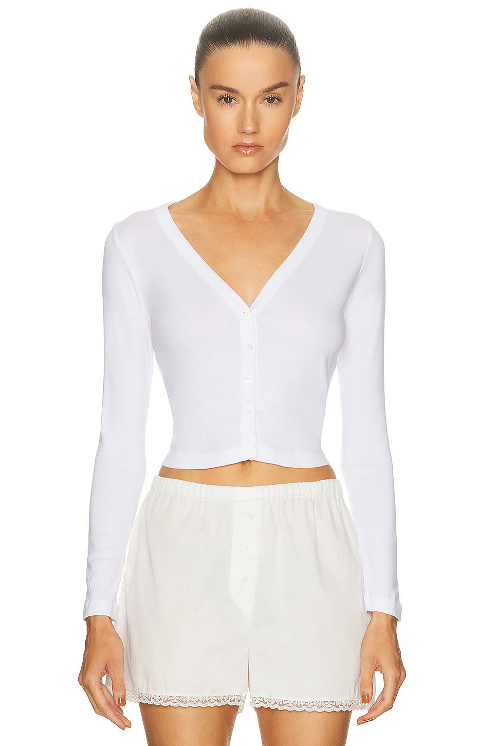 Supima Cotton New Classic V-Neck Cardigan