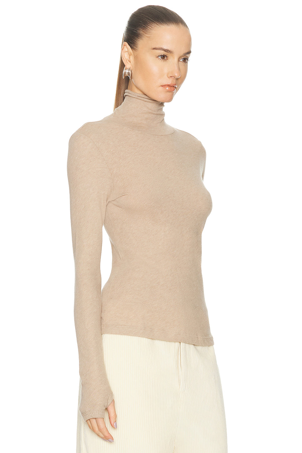 Cashmere Jersey New Classic Turtleneck Sweater