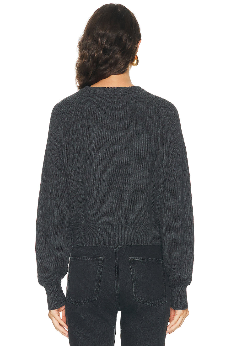 Cotton Cashmere Raglan Sweater