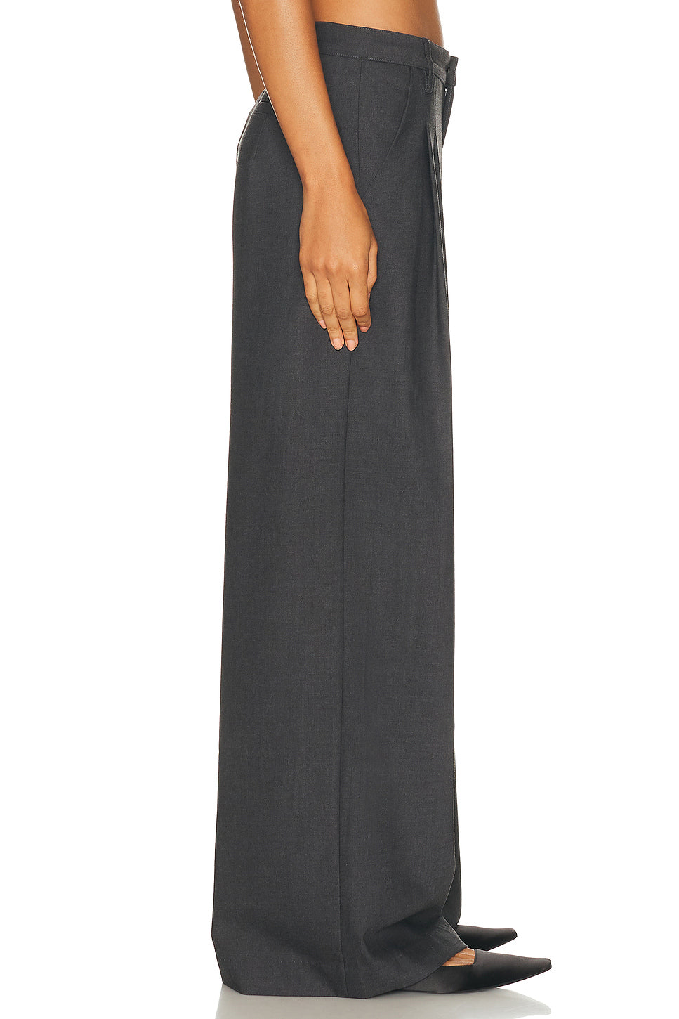 Easy Pleated Wide Leg Pant