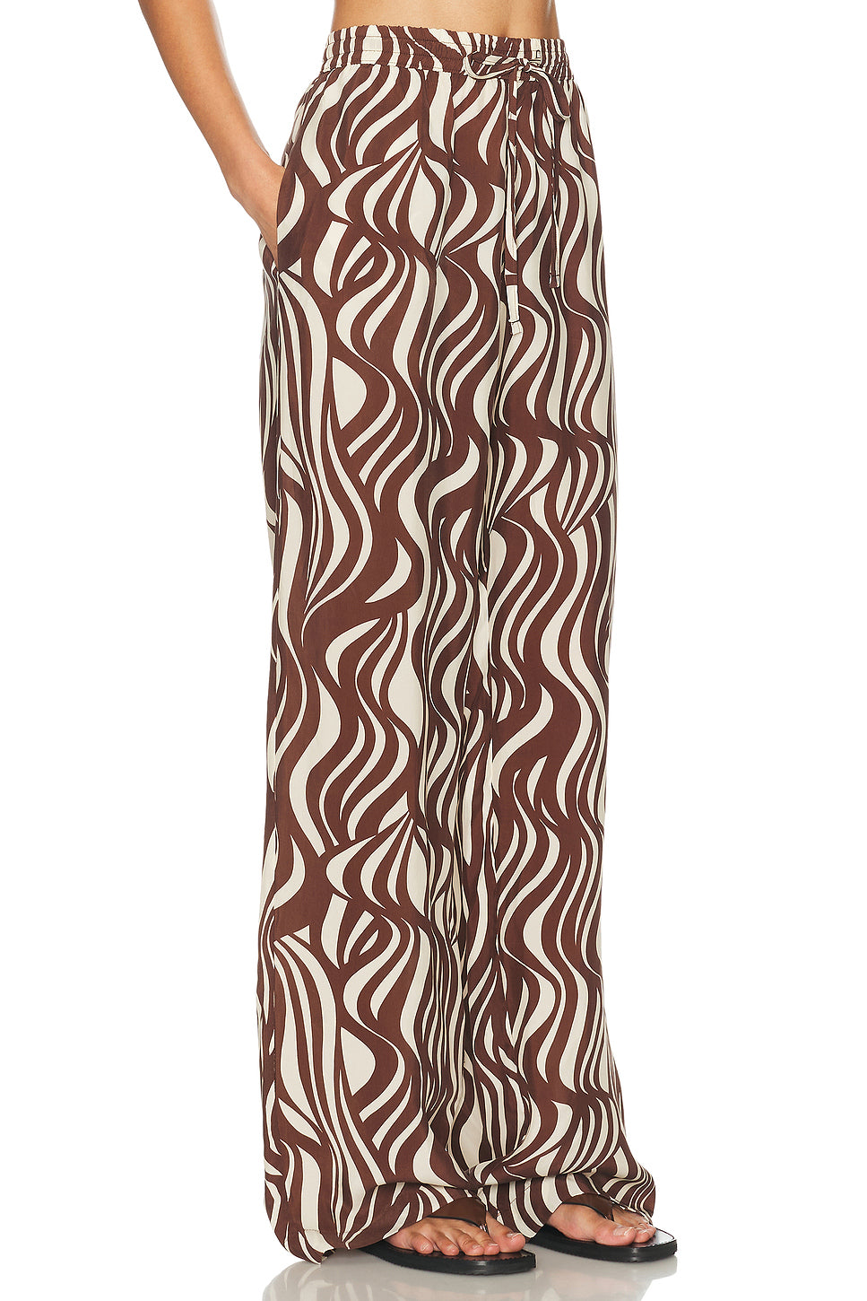 Wave Print Resort Pant
