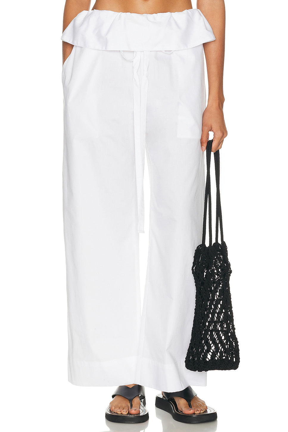 Cotton Peplum Pant