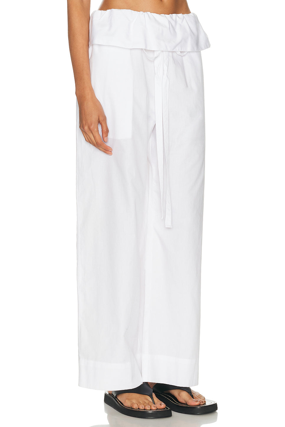 Cotton Peplum Pant