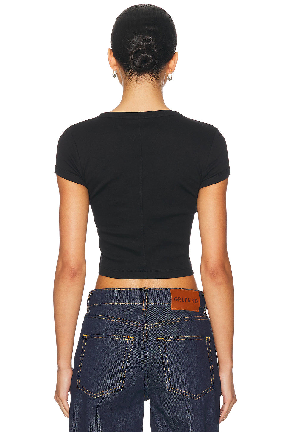 Supima Baby Rib Cropped Tee