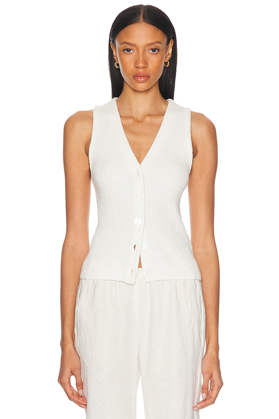 Boucle Knit Vest