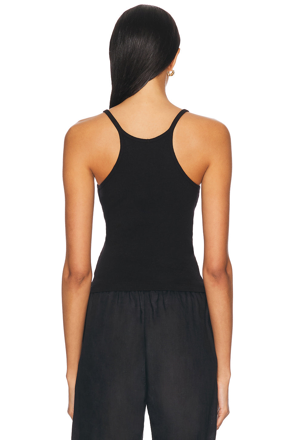Cotton Rib U Tank Top