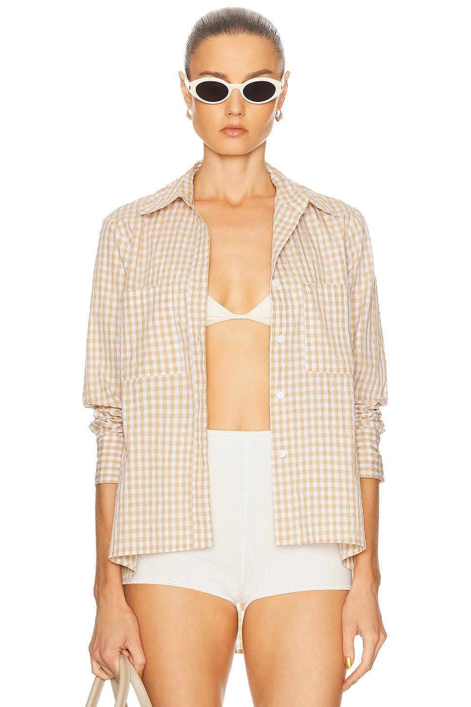 Textured Gingham Shirt