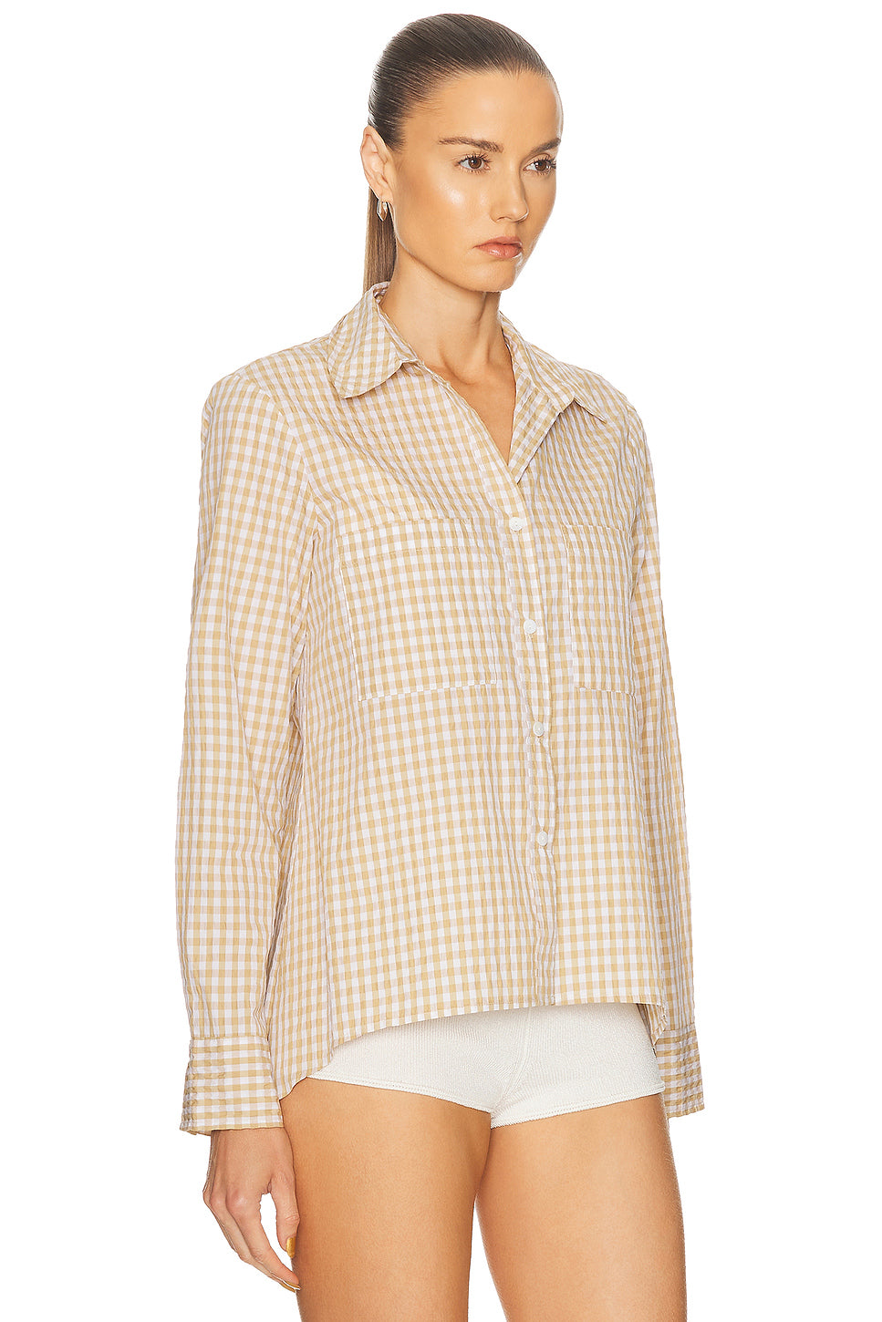 Textured Gingham Shirt