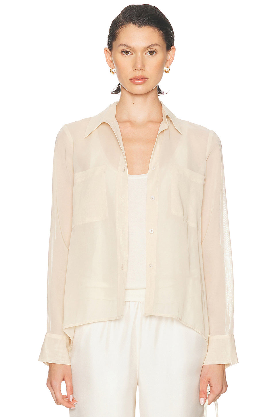 Cotton Organza Top