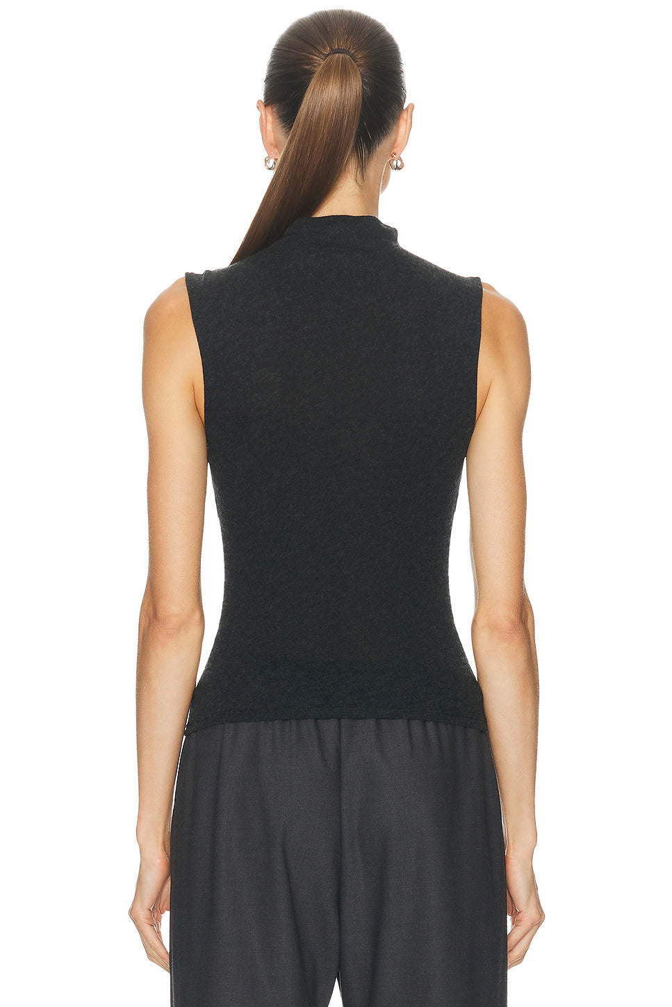 Cashmere Sleeveless Twist Top