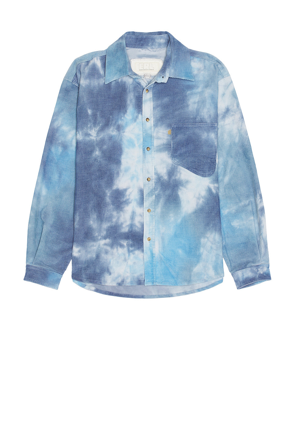 Tie-Dye Corduroy Overshirt