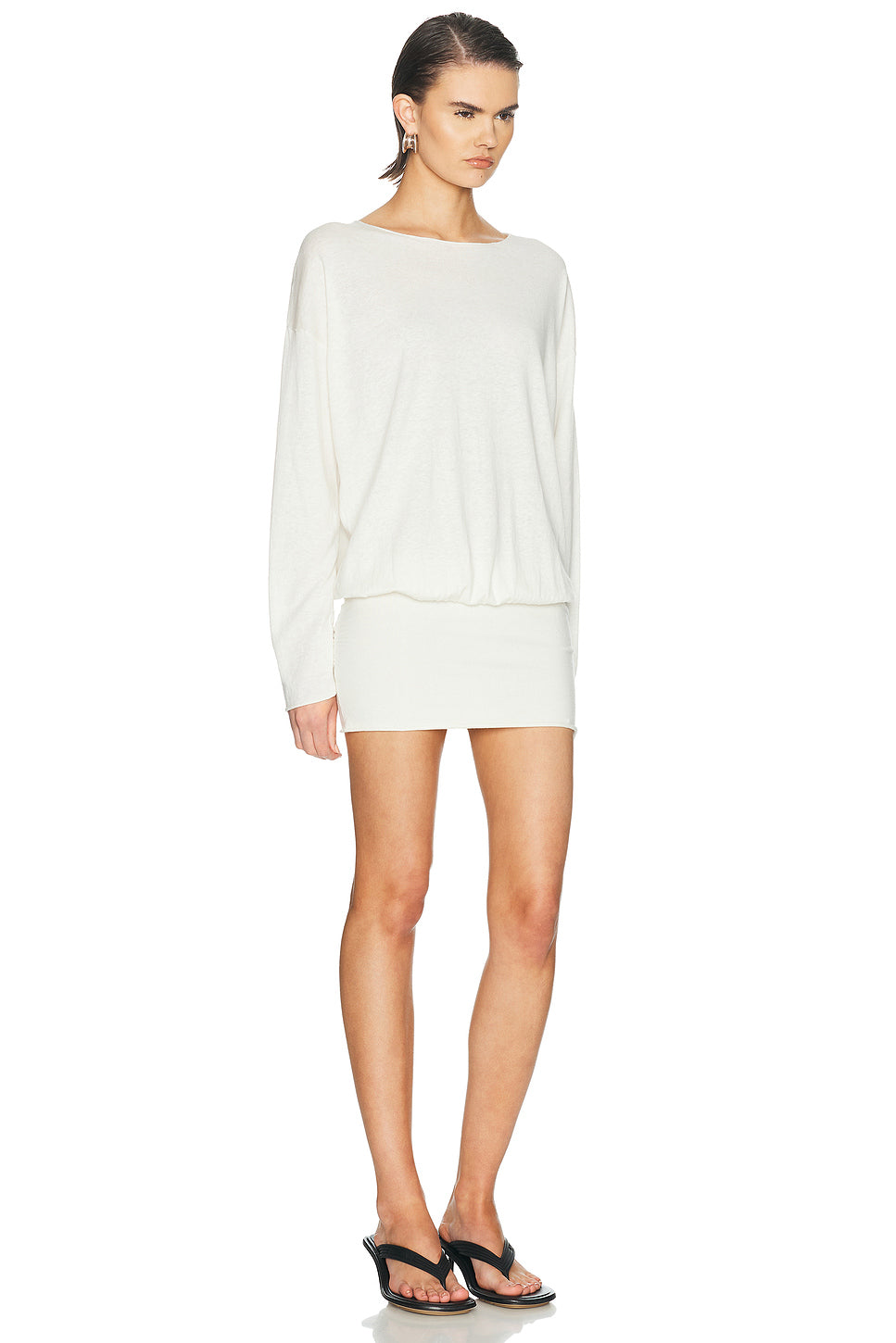 Boatneck Mini Dress
