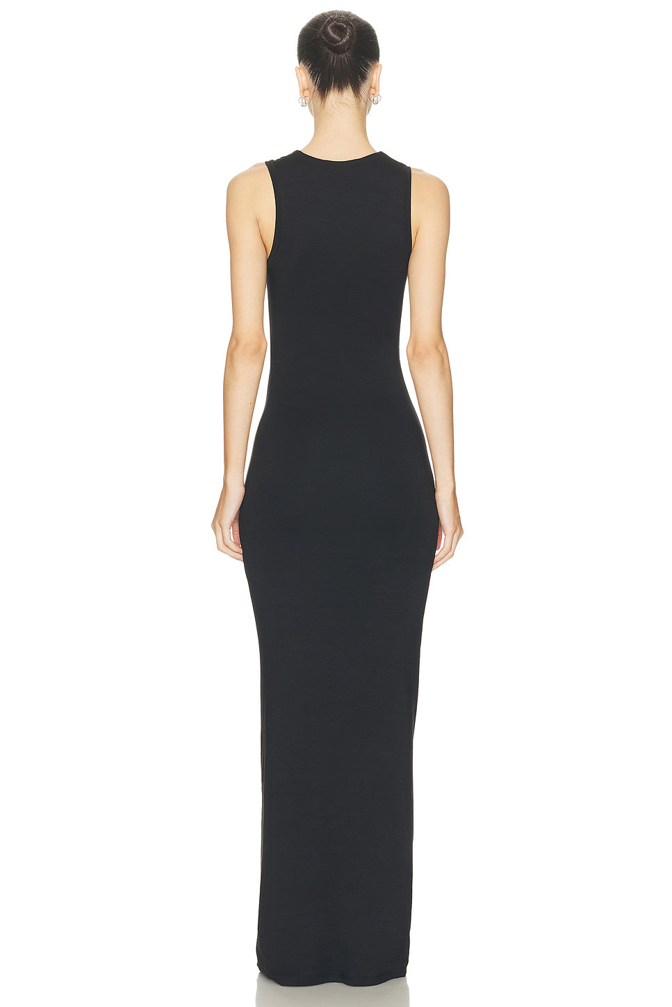 Sleeveless Crewneck Soft Jersey Maxi Dress