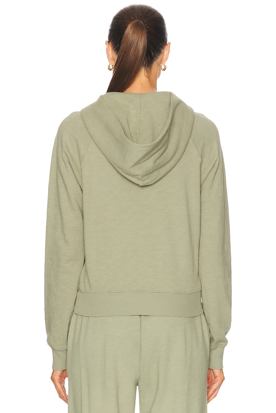Shrunken Lightweight French Terry Hoodie Sweatshir