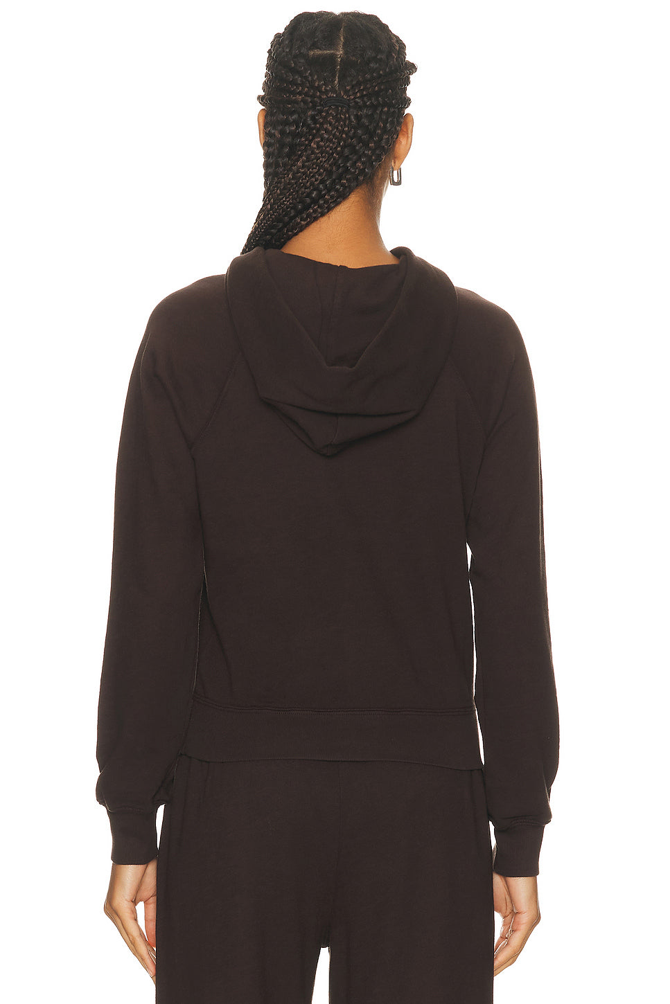 Shrunken Lightweight French Terry Hoodie Sweatshirt