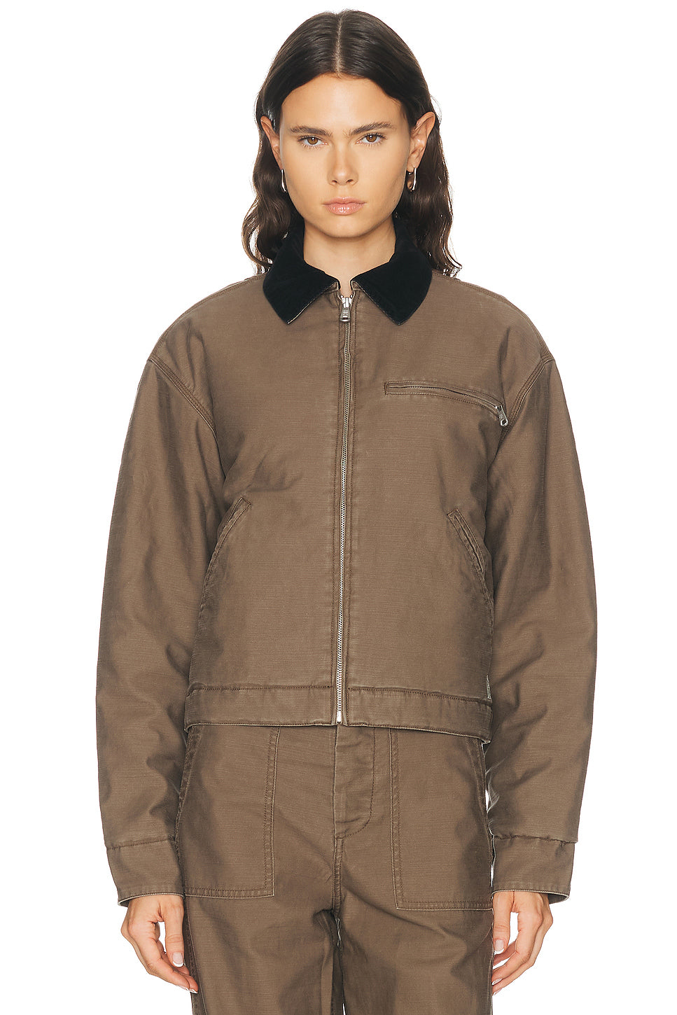 Cody Slub Cotton Sateen Jacket