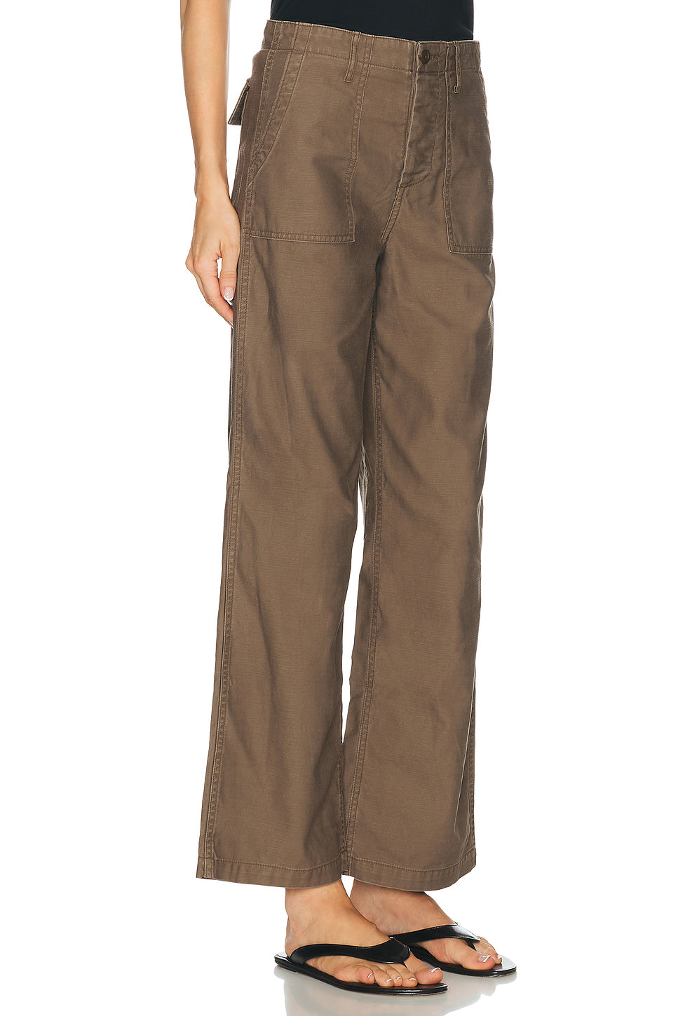 Banjo Slub Cotton Sateen Pant