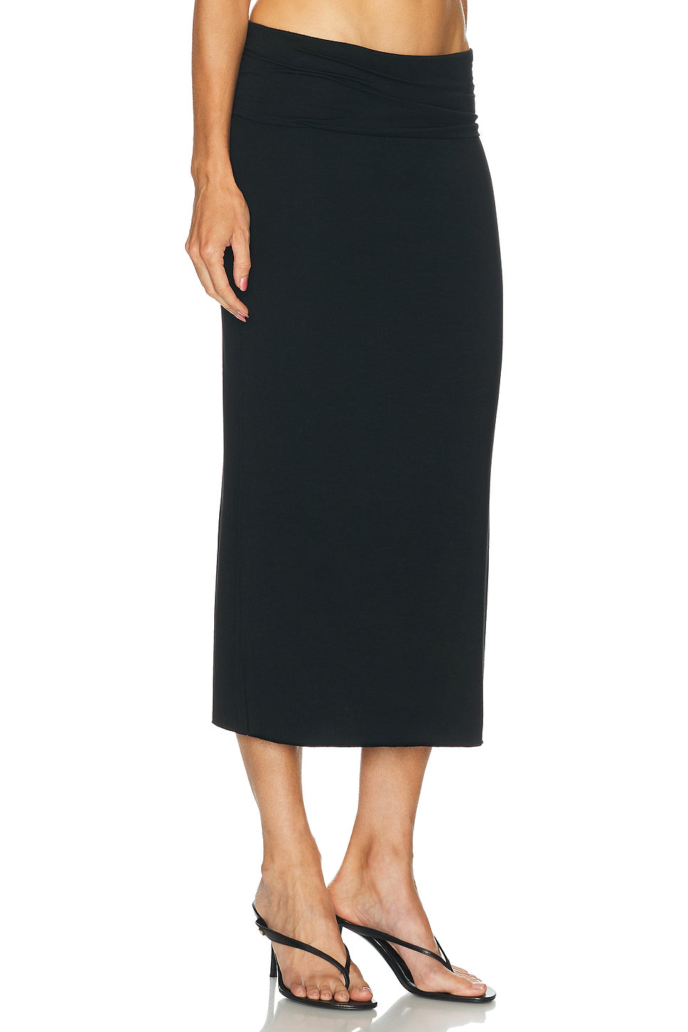 Elsa Soft Jersey Midi Skirt