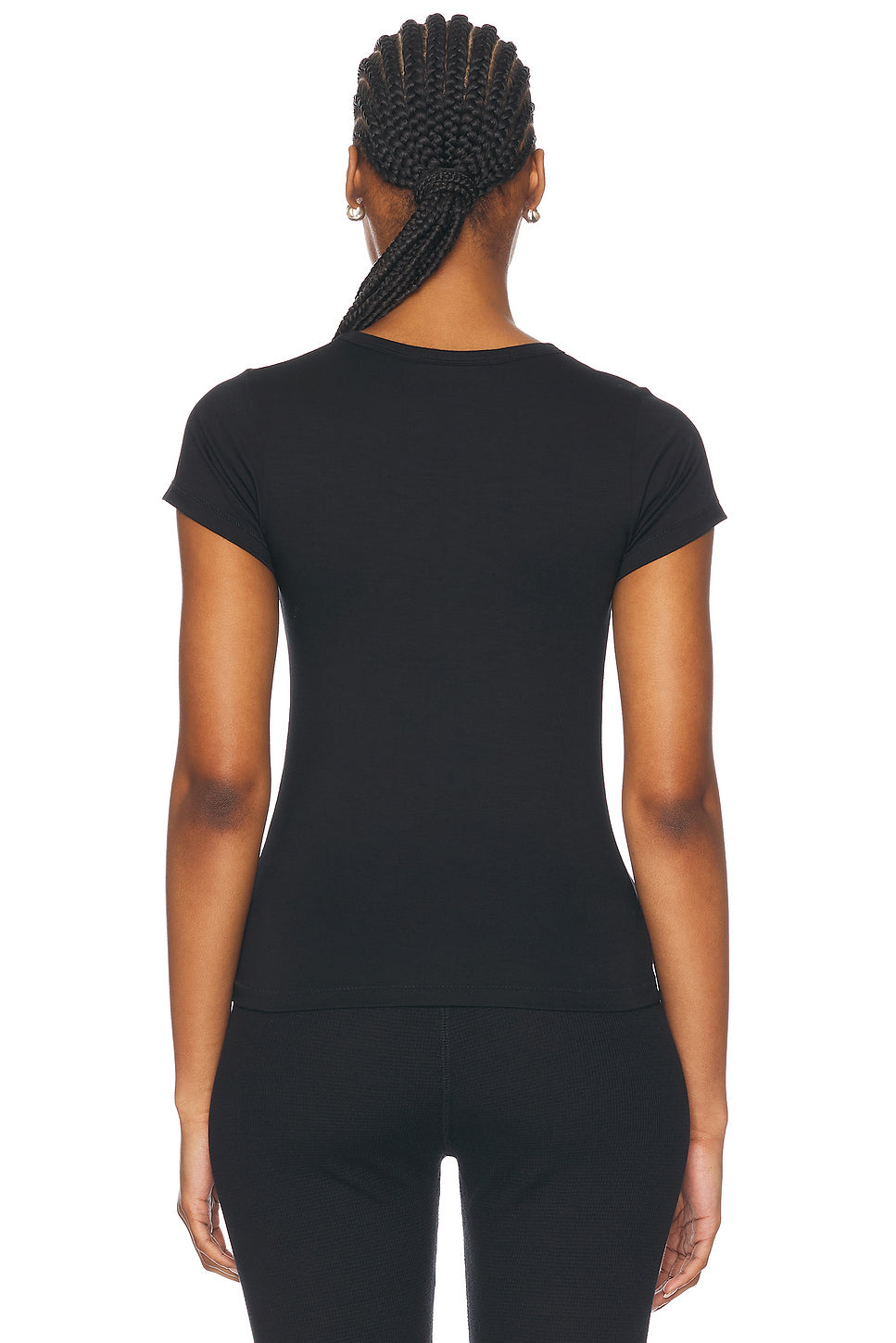 Fitted Crewneck Short Sleeve T-Shirt