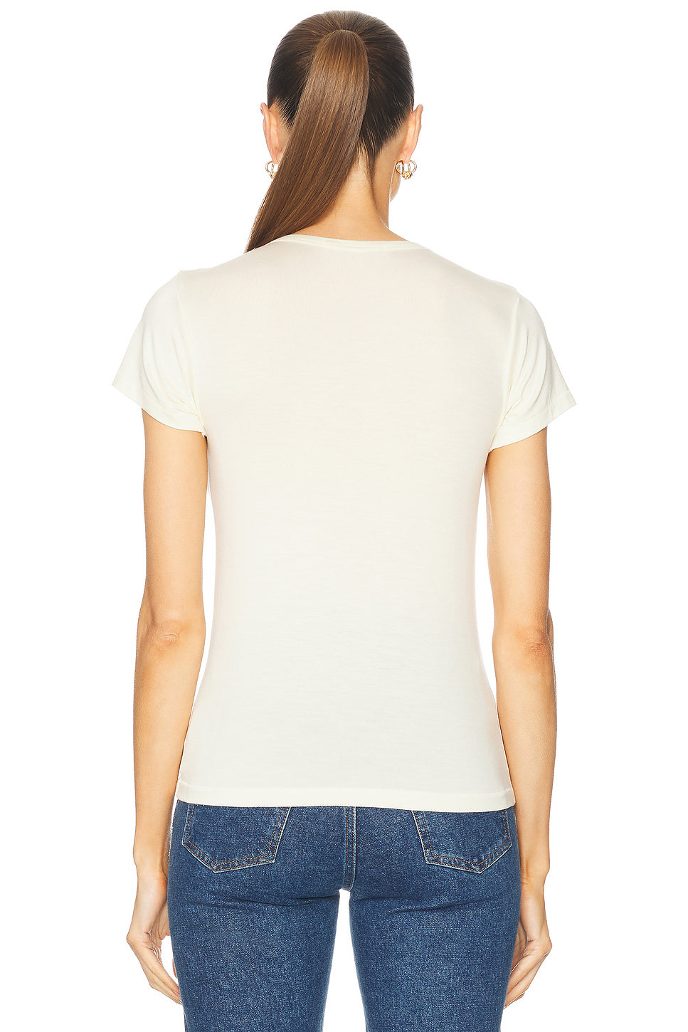Fitted Crewneck Short Sleeve T-Shirt