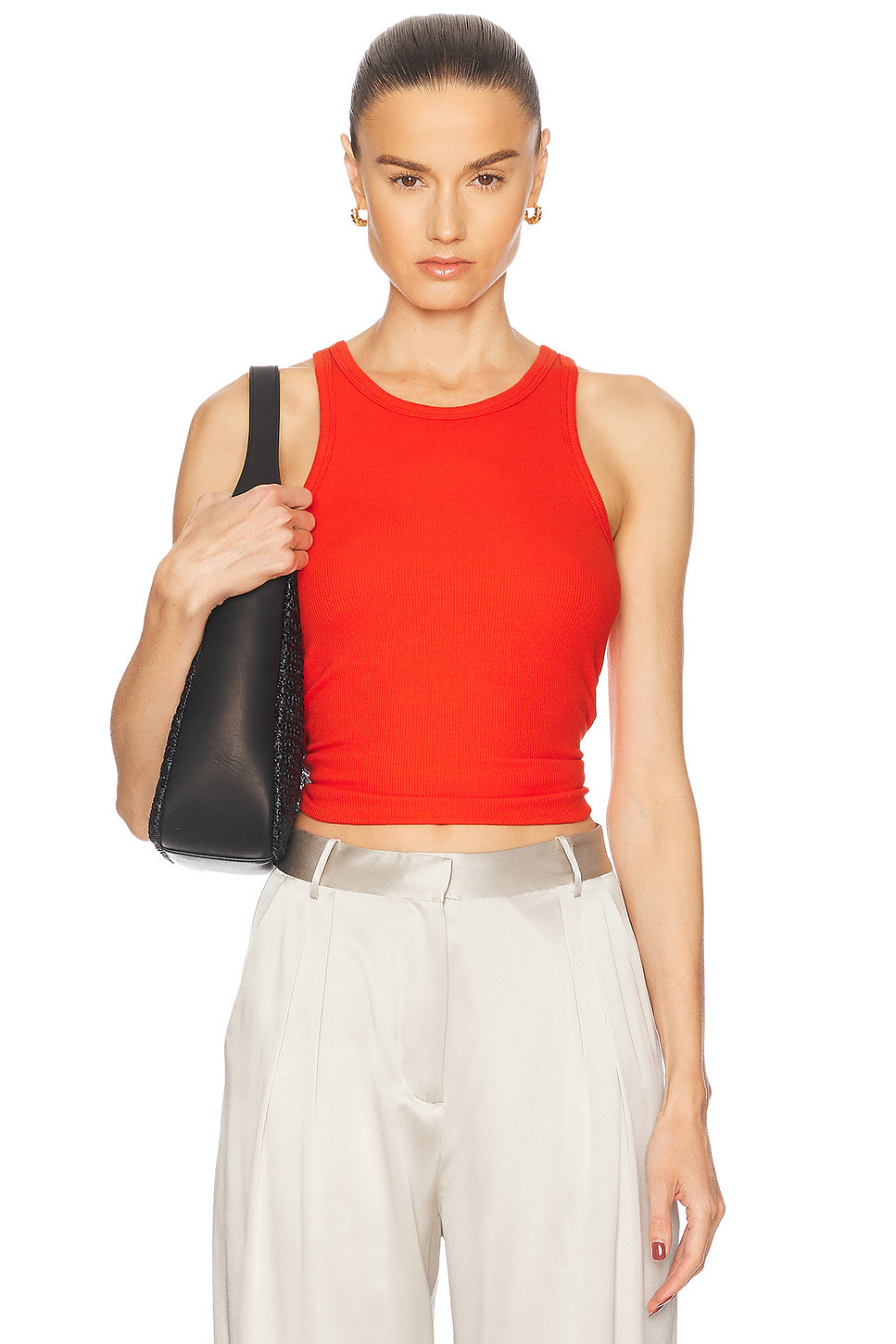 High Neck Fitted Tank Top