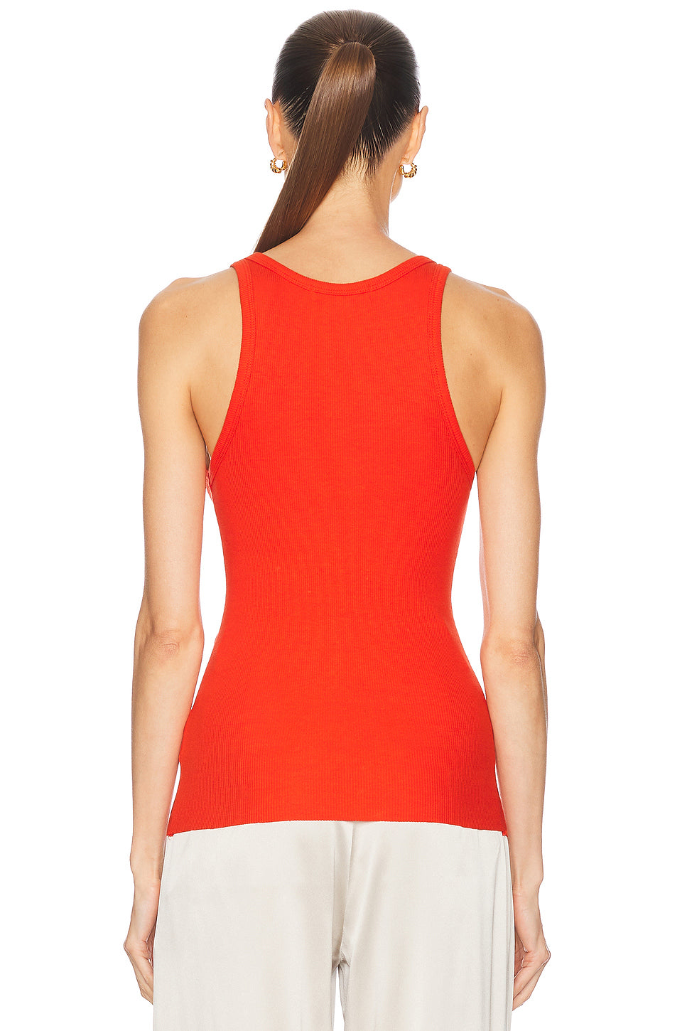 High Neck Fitted Tank Top