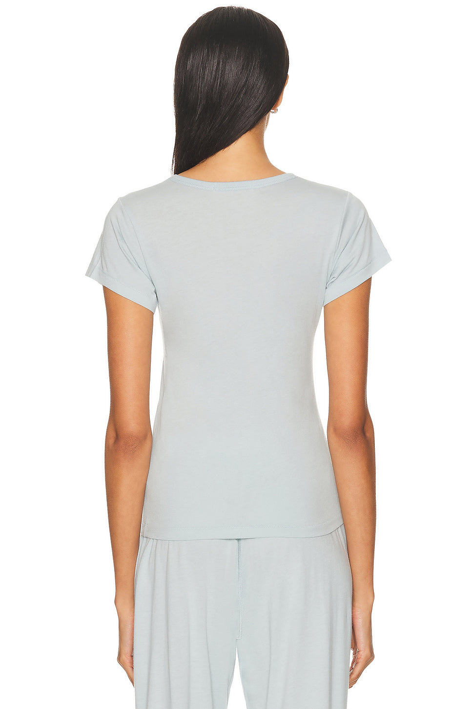 Fitted Crewneck Short Sleeve T-Shirt