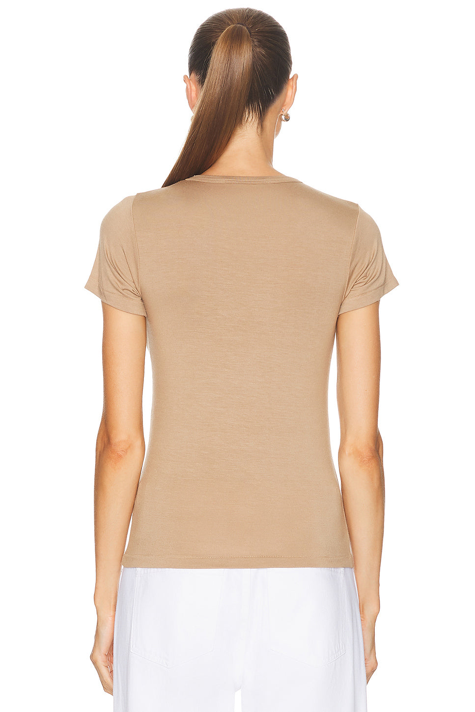 Fitted Crewneck Short Sleeve T-Shirt