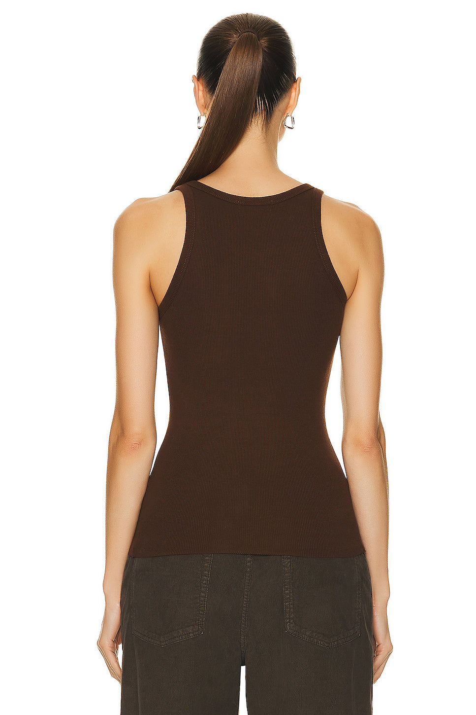 High Neck Fitted Tank Top