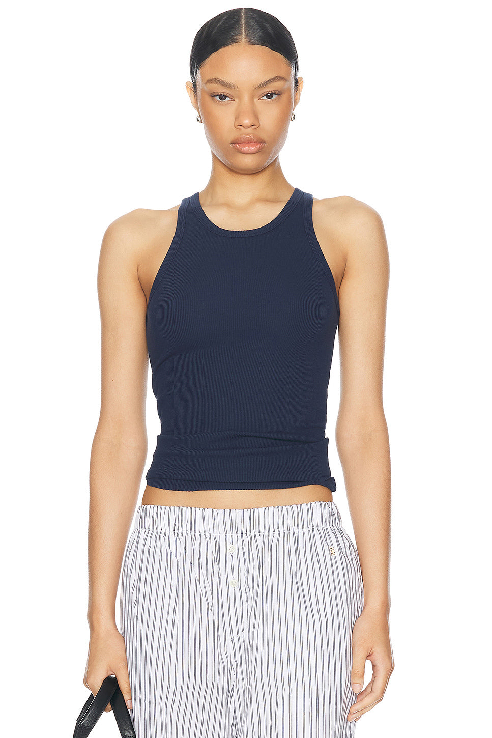 High Neck Fitted Tank Top