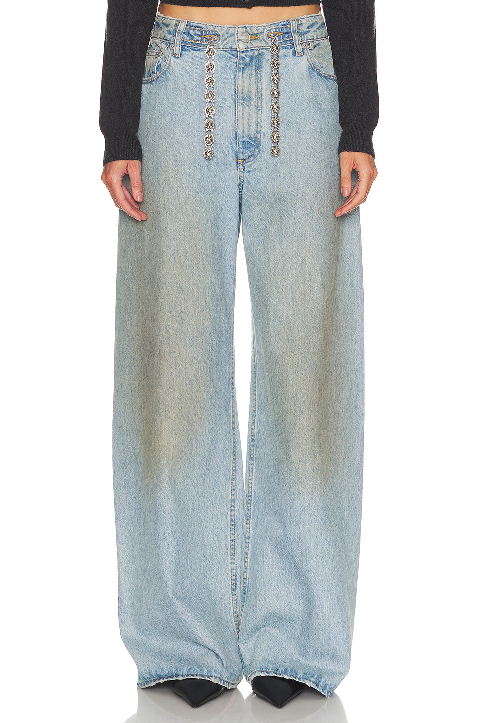 Baggy Chain Wide Leg