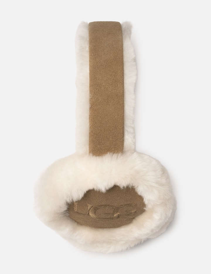 Sheepskin Embroidery Earmuff