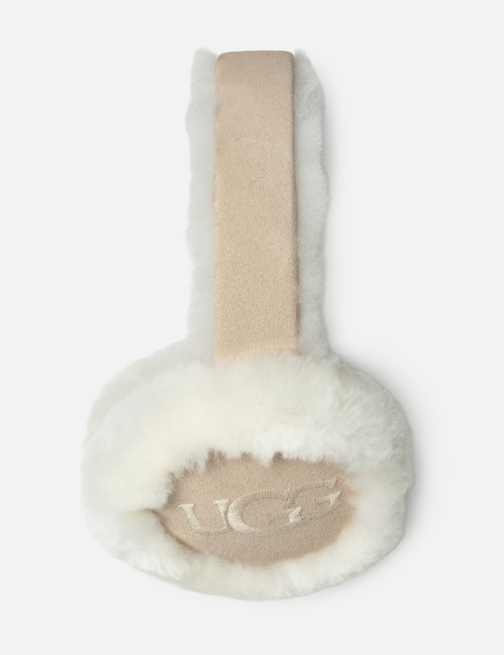 Sheepskin Embroidery Earmuff
