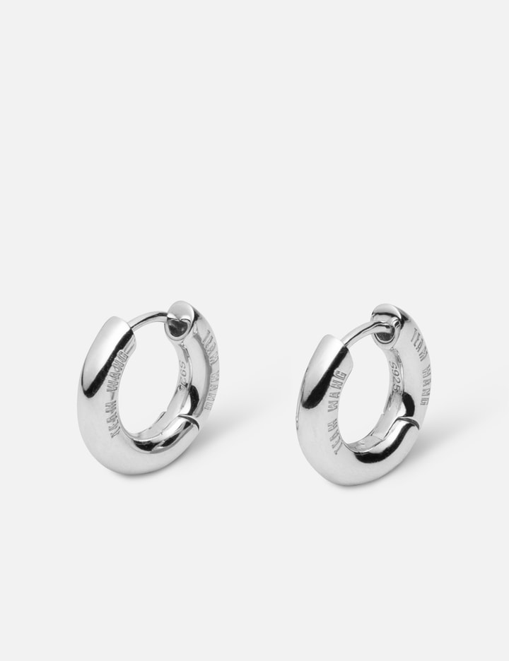 THE ORIGINAL 1 Eyelet Silver Earrings