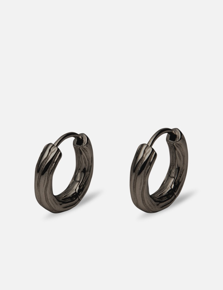 Woody Hoop Earrings