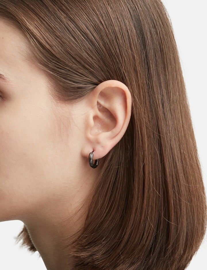 Woody Hoop Earrings