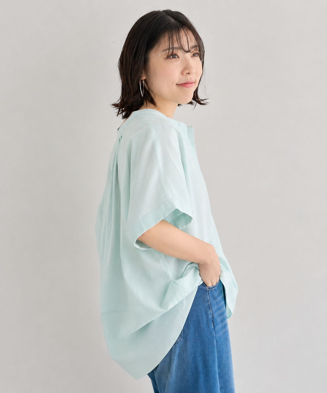 Emiko French Sleeve Skipper Shirt