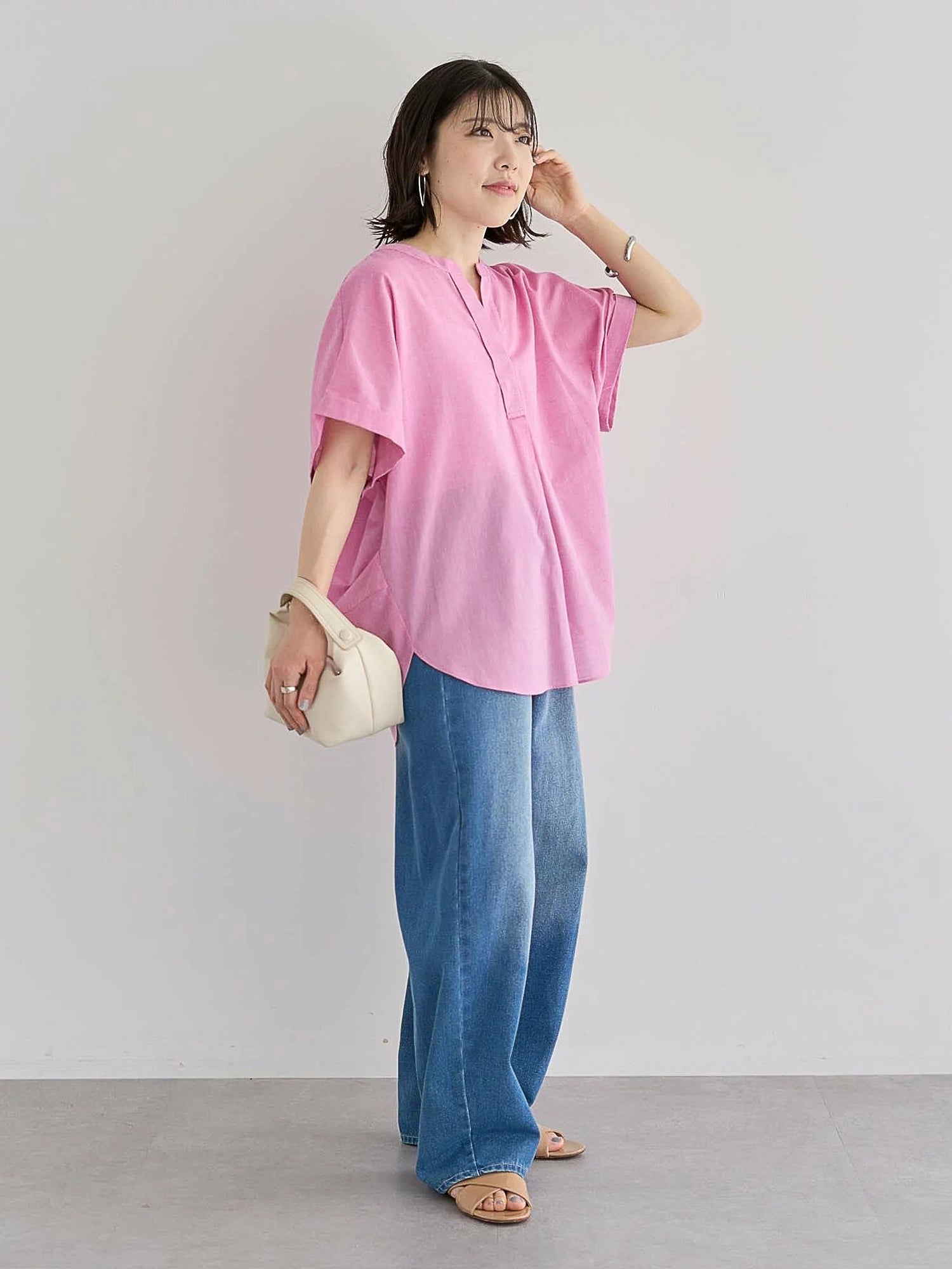 Emiko French Sleeve Skipper Shirt