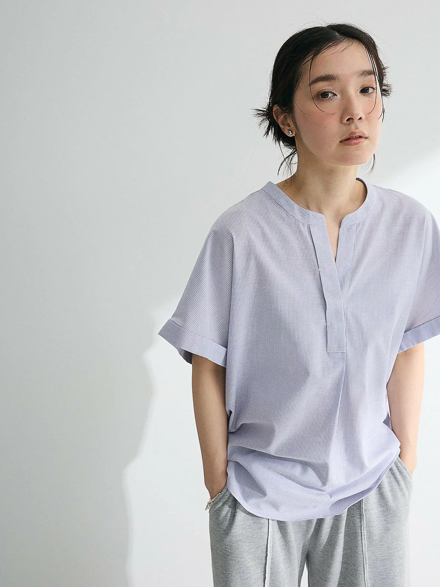 Emiko French Sleeve Skipper Shirt