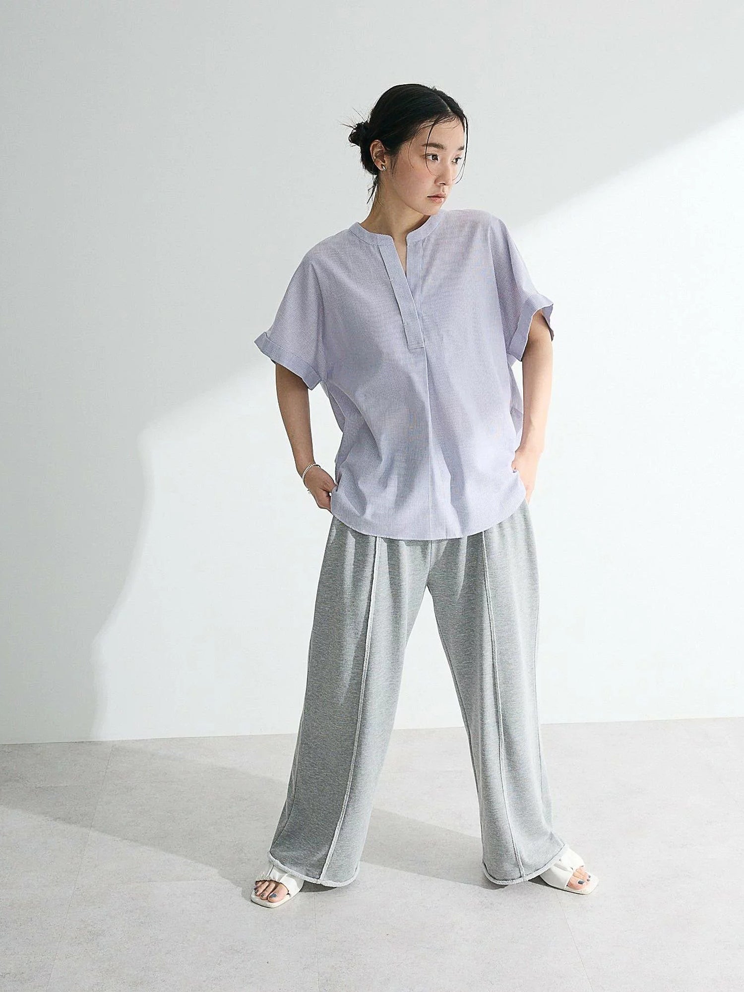Emiko French Sleeve Skipper Shirt