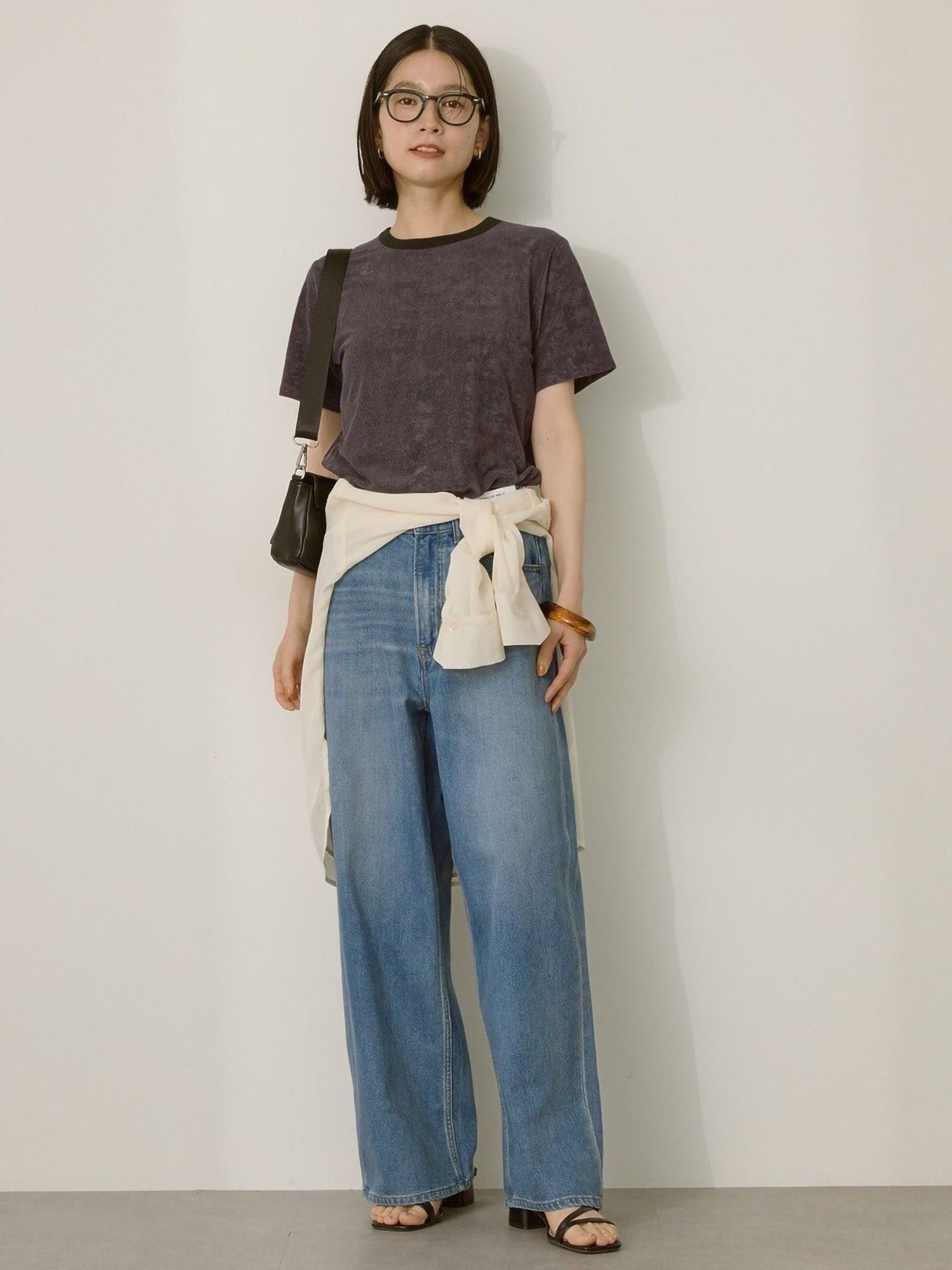Eryna Pile Ringer T-Shirt