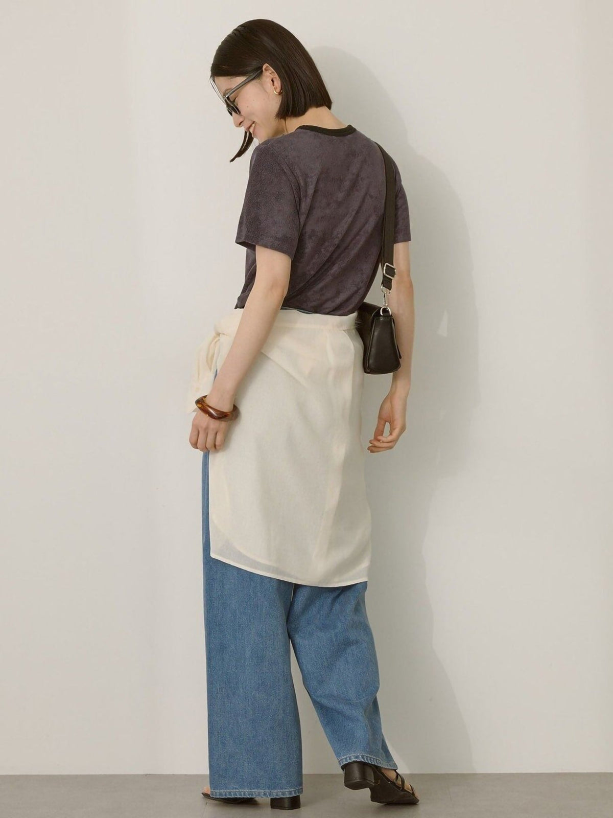Eryna Pile Ringer T-Shirt