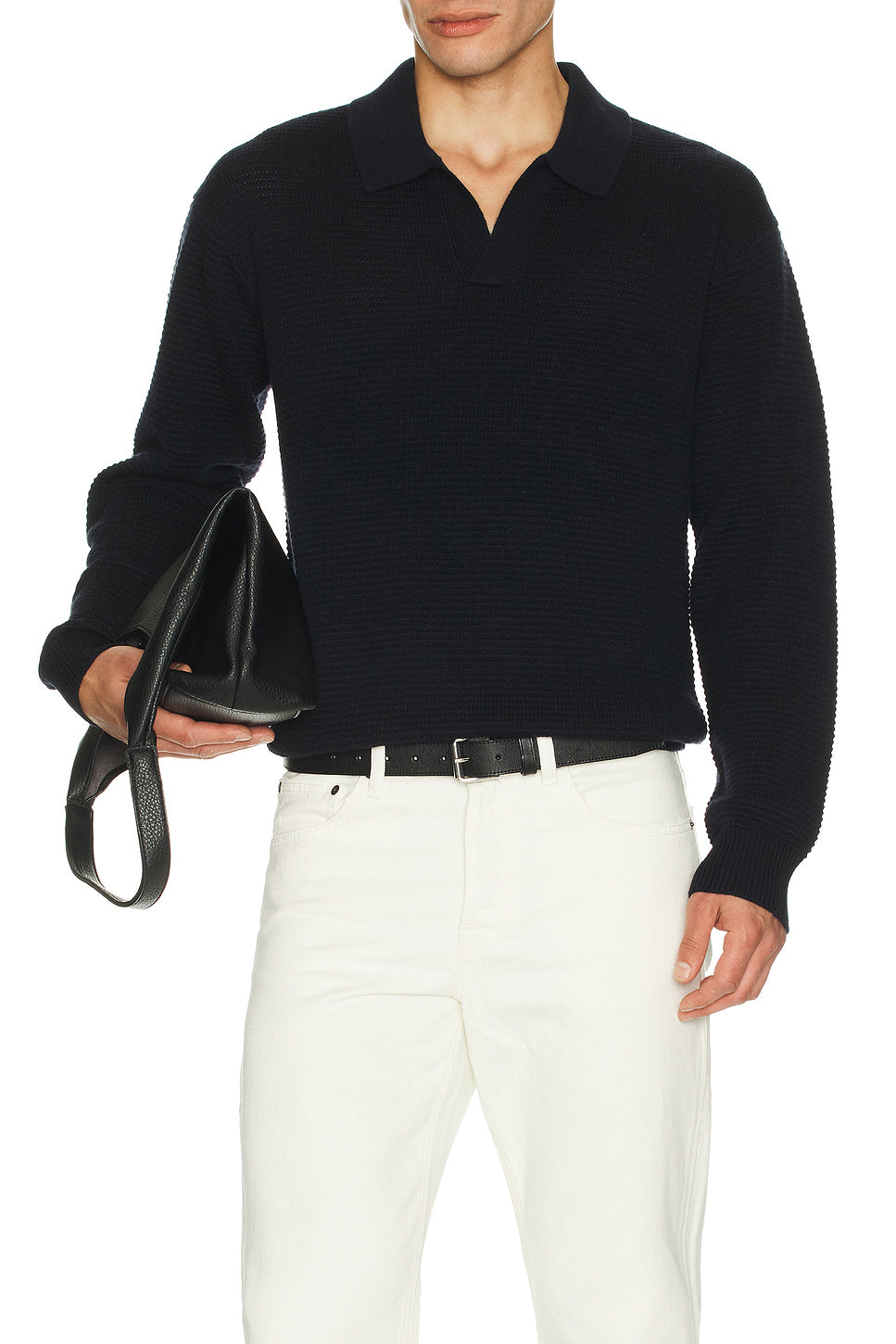 Textured Wool Cashmere Sweater