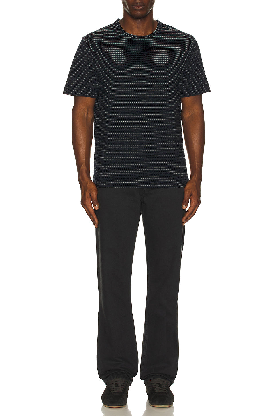 Jacquard Stripe Tee