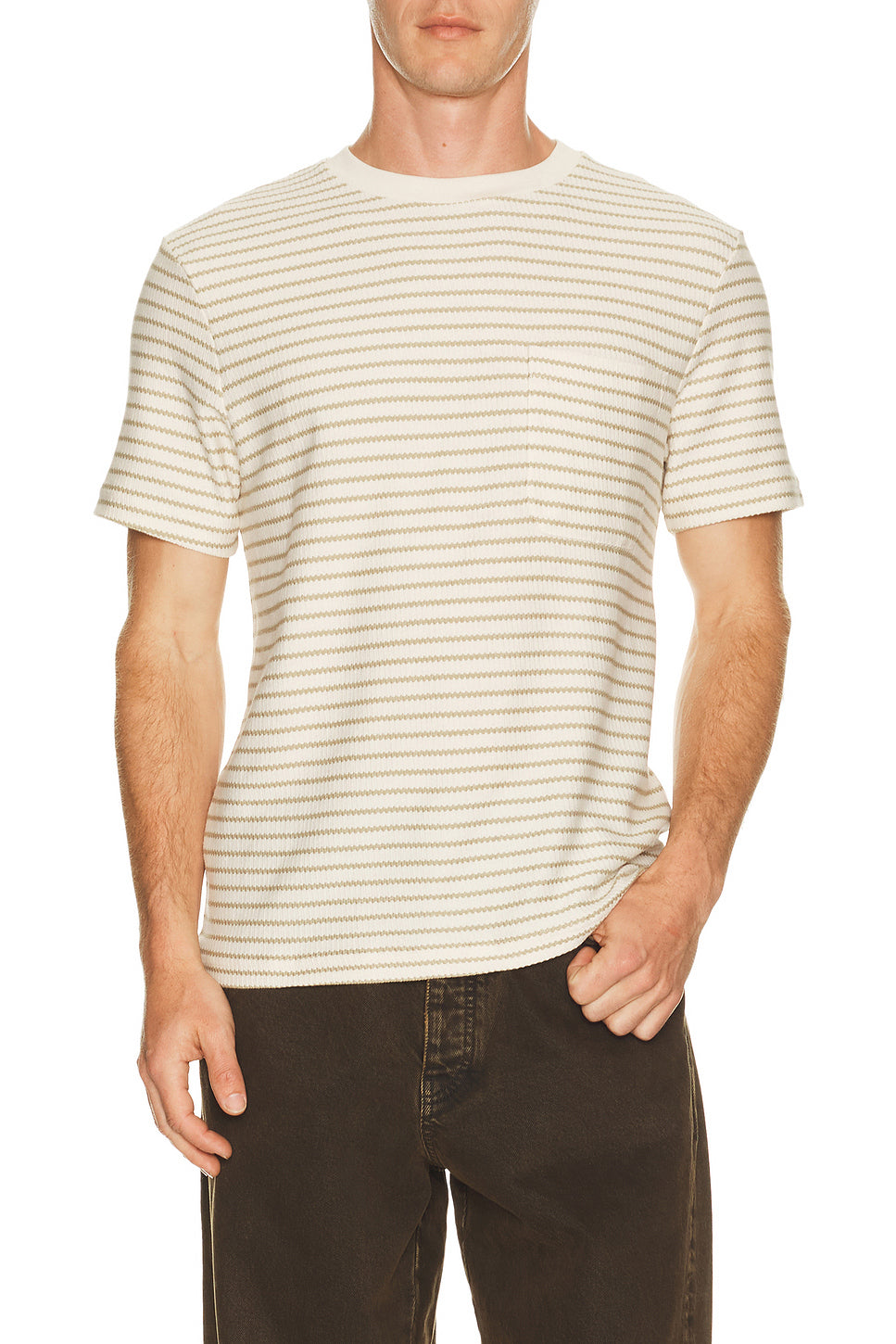 Ribbed Striped Tee